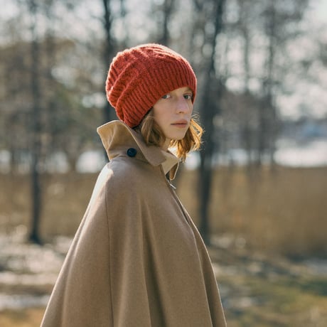 新品タグ付き　chisaki  チサキ　ニット帽　帽子 chisaki(チサキ) ニットキャップ Belly size2 ニット帽 レディース