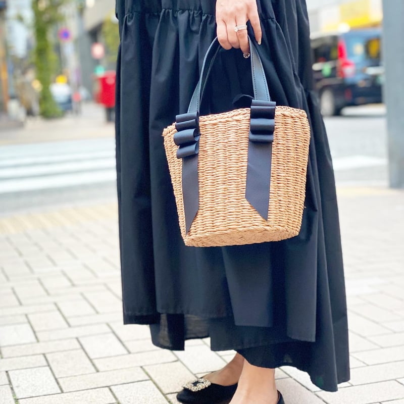 リボン付きカゴバック | Asamibag リボン付きカゴバック | Asamibag