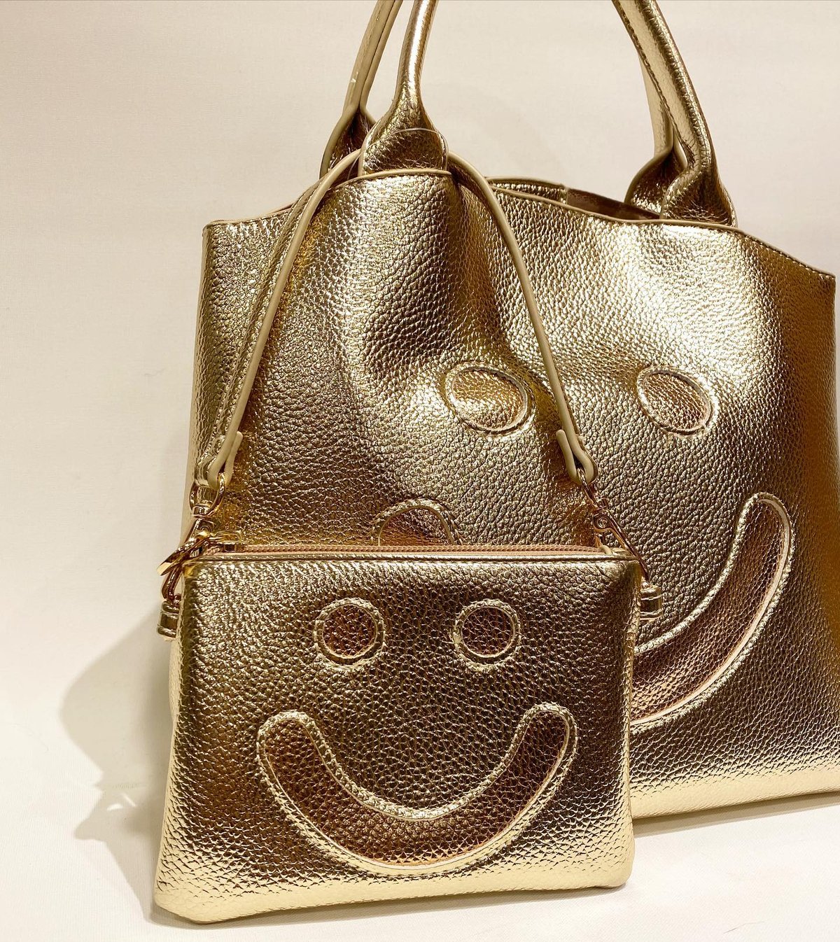 ニコちゃんバック トートバッグ スマイリーフェイス ニコちゃん CALIFORNIA