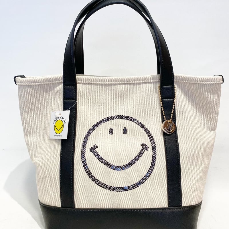 ニコちゃんスパンコールキャンバストートバッグ | Asamibag ニコちゃんスパンコールキャンバストートバッグ | Asamibag