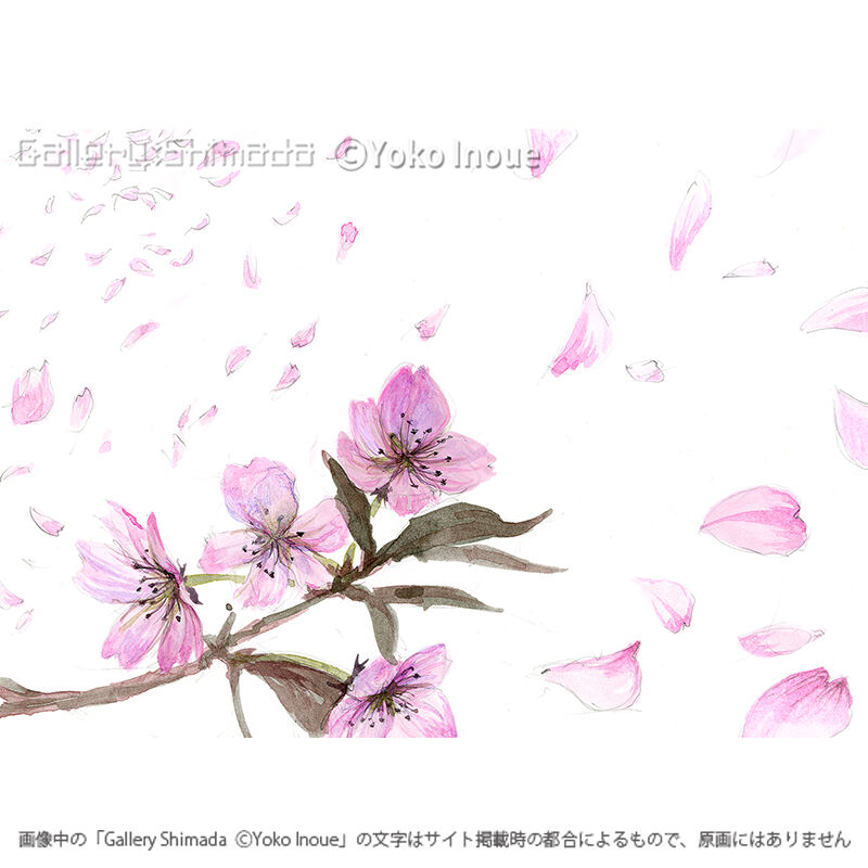 井上よう子、【あの日見つめていたのは…2】、希少な限定額装用画集画 井上よう子「記憶の渚にて」挿絵原画85 | Gallery Shimada Online Store