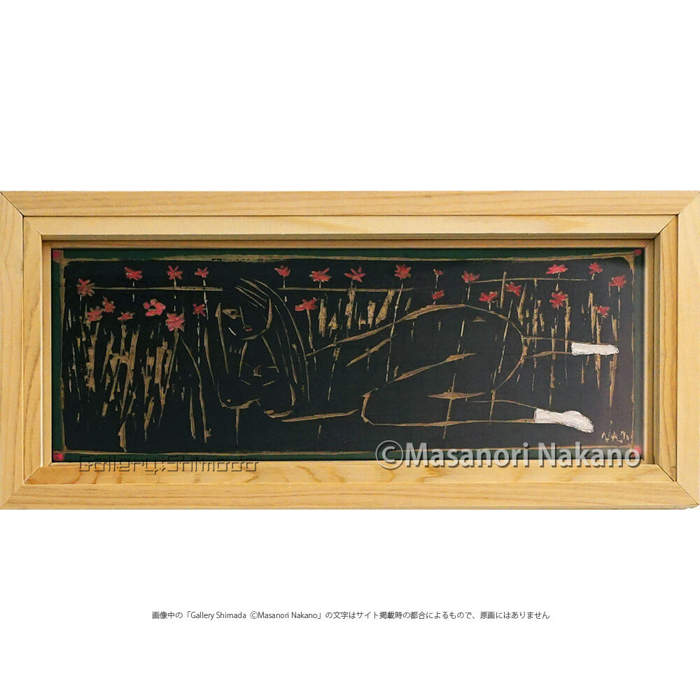 中野真典さんの絵　銀杏 中野真典「しろいくつした」 | Gallery Shimada Online Store