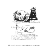 武内ヒロクニ「しあわせ食堂」挿絵原画　冷や奴