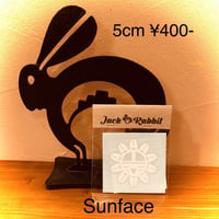 サンフェイス　カッティングステッカー　5cm