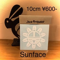 サンフェイス　カッティングステッカー　10cm