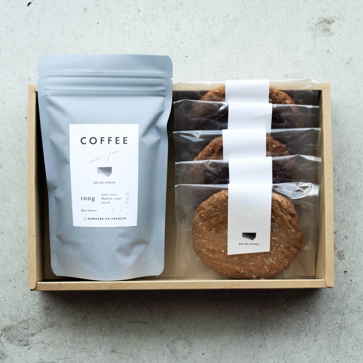 Cookie à trois heure・Coffee 3時のクッキー（4枚）・コーヒー便 |