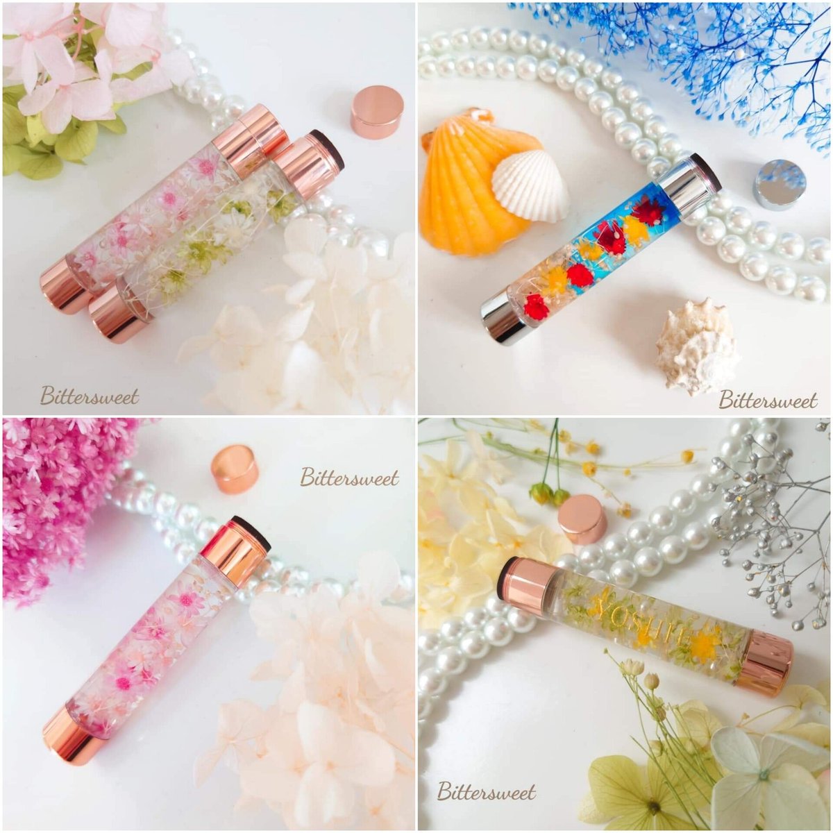 ♡オーダーページ♡固まるハーバリウム印鑑 ☆オーダーページ☆固まる ハーバリウム印鑑☆