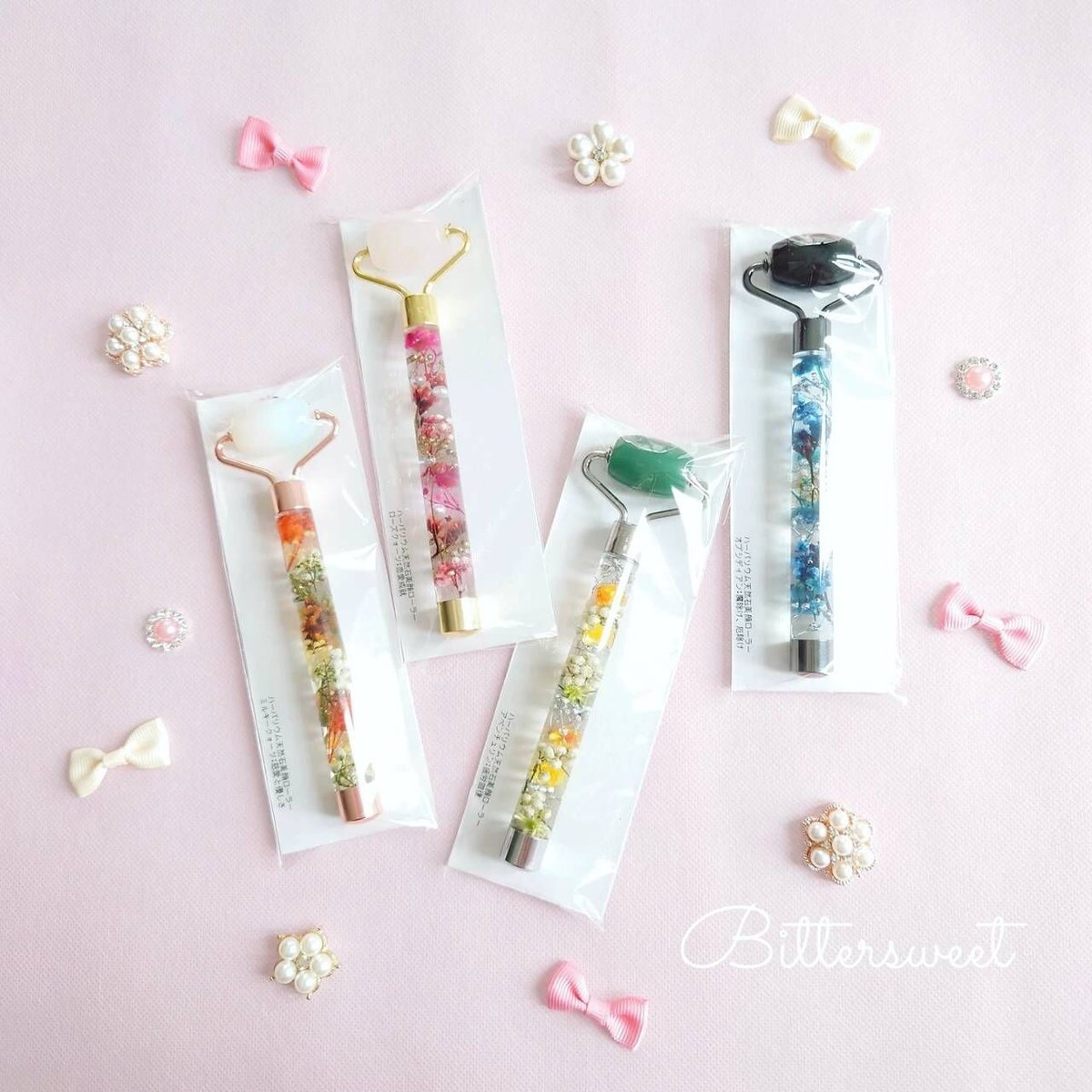 ハーバリウム美顔ローラー（ローラーサイズ 24mm）☆オプション