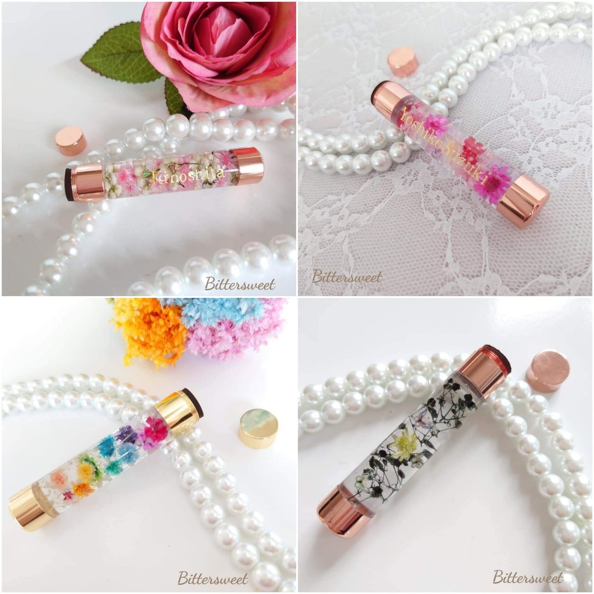 ♡オーダーページ♡固まるハーバリウム印鑑 ☆オーダーページ☆固まる ハーバリウム印鑑☆