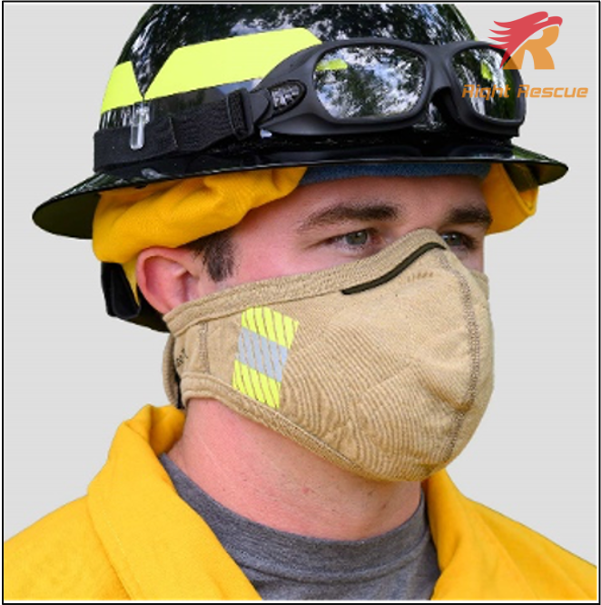 PGI バリエアー™ゴールドパーティキュレトリフレクターマスク | Right