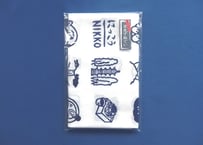 日光ご当地手ぬぐい 青