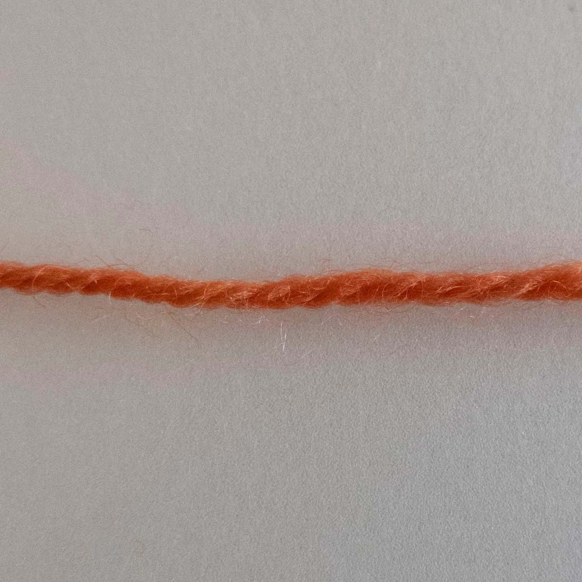 インド茜染め(アルミ媒染)ウール100%糸 No.4 | POT Dye & Design