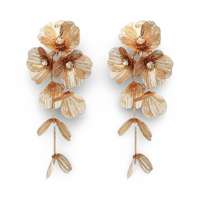 Flower Petal Tassel Pierce/5color