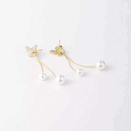 2way Butterfly&Pearl Pierce