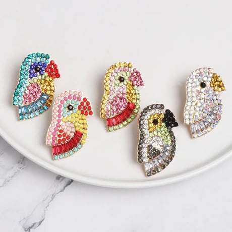 Cute Parakeet Pierce/3 color