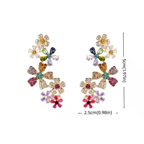 Flower Bijou Clip&Pierce