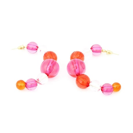 Skeleton Beads Hoop Pierce