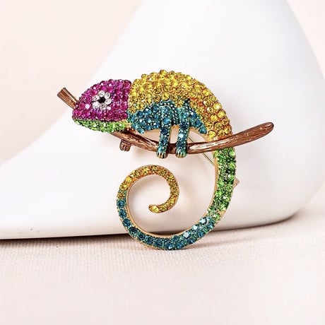 Chameleon Brooch