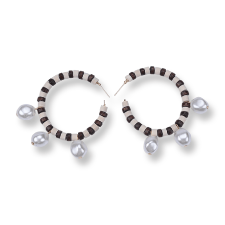 Border Hoop Baroque Pearl Pierce