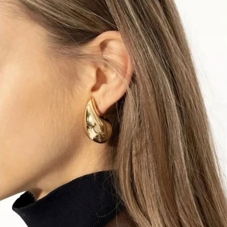 Metal Teardrop Pierce/2color