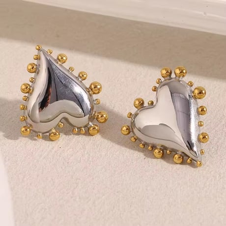 Shape Heart Bicolor Pierce