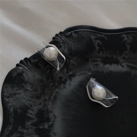 Big Pearl Clear Pierce/3color