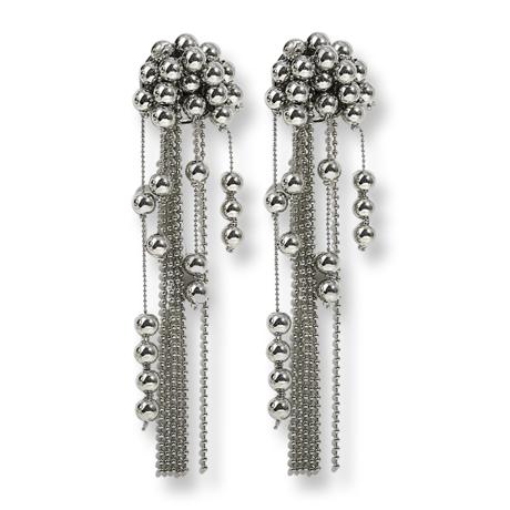 Metal Ball Fringe Pierce