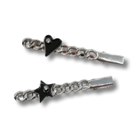 Heart&Star Chain Hair Clip