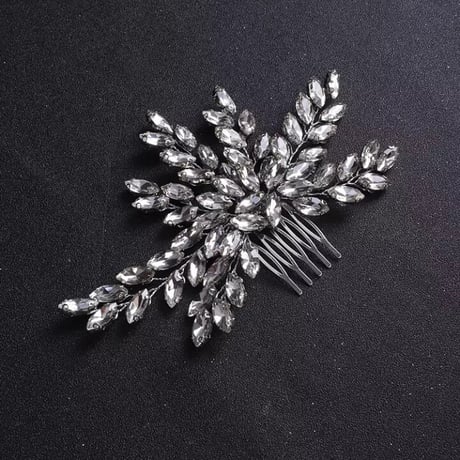 Crystal Leaf Head Jewelry/3color