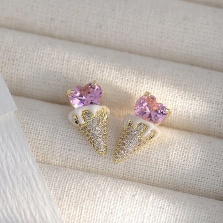 Heart Icecream Pave Pierce