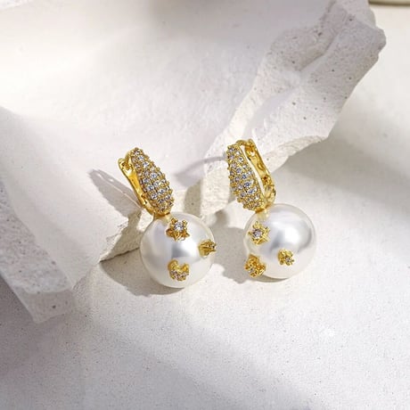 Moon&Star Pave ClipPierce