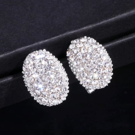 Ovall Pave Small Pierce