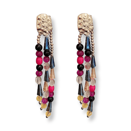 Colorful Beads Long Pierce