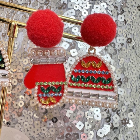Glove & Beanie Pierce/2color