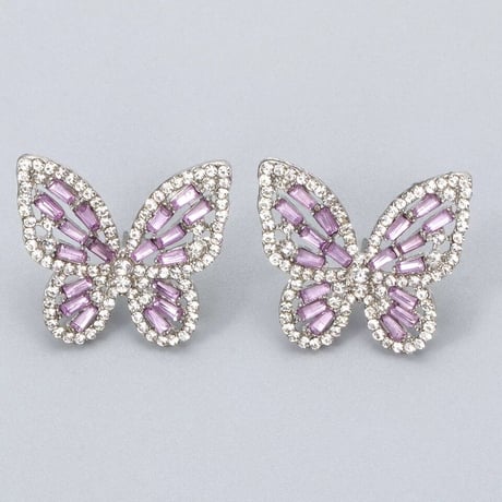 Crystal Butterfly Pierce/3color