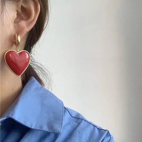 Heart Drop Pierce/2color