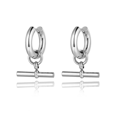 2Way Metal Charm Hoop Pierce/2color