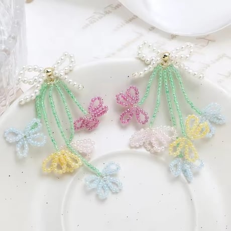 Bouquet Flower Beads Pierce