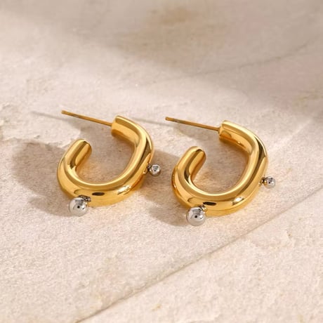 Small Metal Ball Hoop Pierce