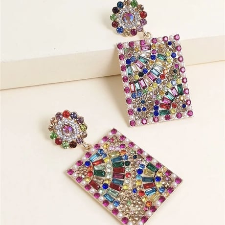 Colorful Stone Art Pierce/2color