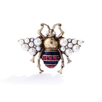 Bee Pearl Brooch