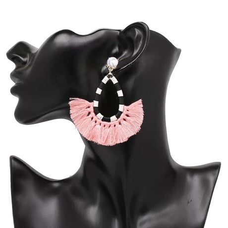 Border Fringe Pierce/2color