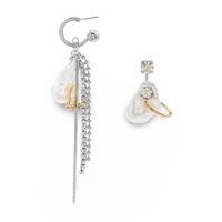 Asymmetry Baroquepearl Tassel Pierce