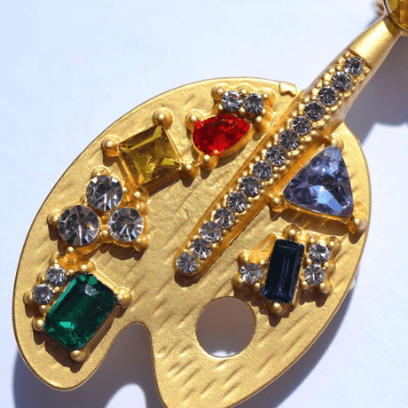 Art Palette Brooch