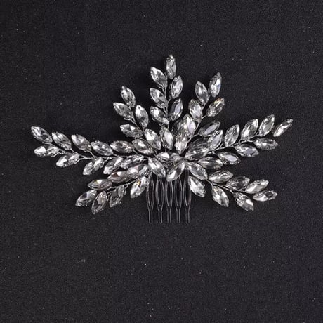 Crystal Leaf Head Jewelry/3color