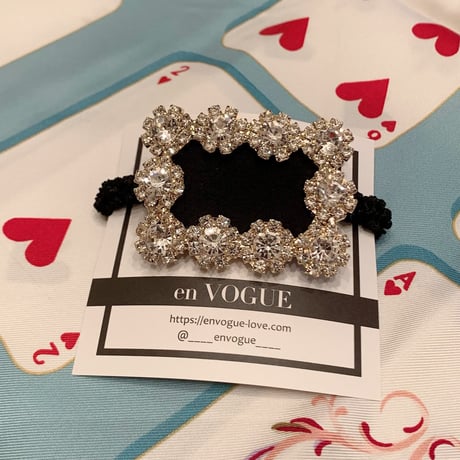 Square Bijou Hair Tie