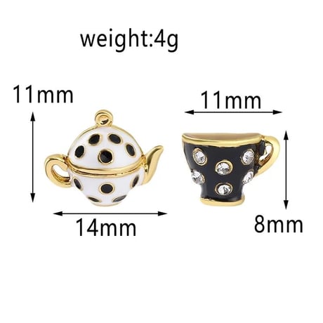 Tea Cup&Pot Pierce/2color