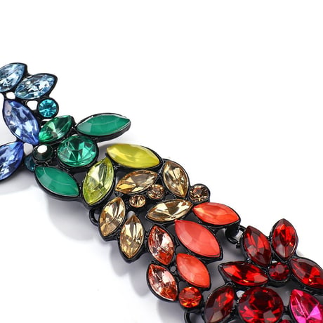 Rainbow Flower Long Pierce