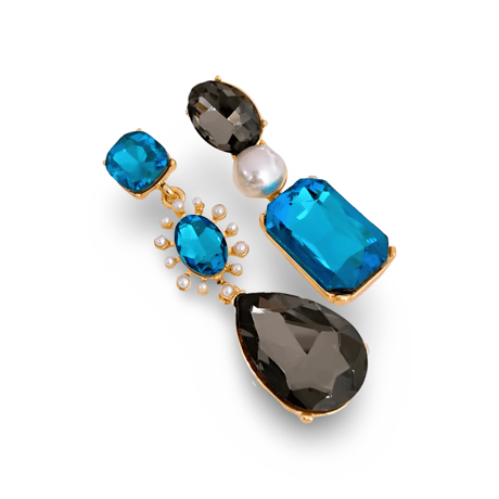 Asymmetry Bijou Drop Pierce