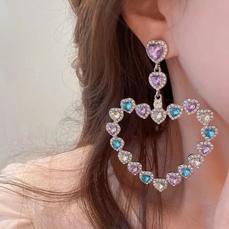 Big Heart Crystal Pierce
